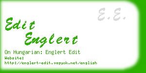 edit englert business card